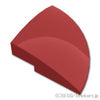 カーブ スロープ 3 x 3 - ラウンドコーナー：[Dark Red / ダークレッド]