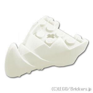 LEGO® パーツ 6463354 ドラゴンヘッド - 下顎：[White / ホワイト] 76923-001 