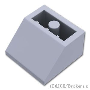 LEGO® パーツ 6435857 逆スロープ 45°- 2 x 2：[Light Bluish Gray / グレー] 76959-194 