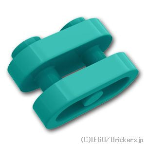LEGO® パーツ 6377824/6510212 ラウンド ブロック 1 x 2 - オープンセンター：[Dark Turquoise / ダークターコイズ] 77808-107 