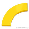 ラウンド コーナー タイル 3 x 3 - マカロニ：[Yellow / イエロー]