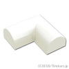 ダブル カーブ スロープ 2 x 2 x 2/3 - コーナー：[White / ホワイト]
