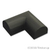 ダブル カーブ スロープ 2 x 2 x 2/3 - コーナー：[Black / ブラック]