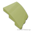 カーブ ウェッジ 3 x 2 - 左：[Olive Green / オリーブグリーン]