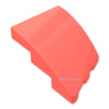 カーブ ウェッジ 3 x 2 - 左：[Coral / コーラル]