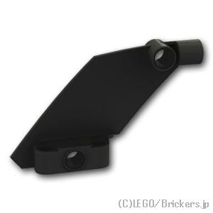 LEGO® パーツ 6380021 テクニック パネル カーブ #61 5 x 7 テーパー 左：[Black / ブラック] 80267-026 
