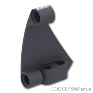 LEGO® パーツ 6450241 テクニック パネル カーブ #62 5 x 4 テーパード 右：[Dark Bluish Gray / ダークグレー] 80274-199 