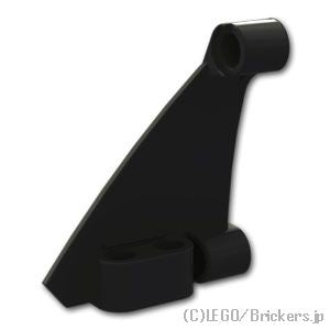 LEGO® パーツ 6400130 テクニック パネル カーブ #63 5 x 4 テーパード 左：[Black / ブラック] 80278-026 