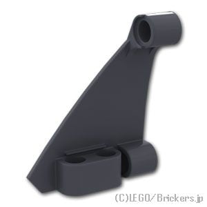 LEGO® パーツ 6450242 テクニック パネル カーブ #63 5 x 4 テーパード 左：[Dark Bluish Gray / ダークグレー] 80278-199 