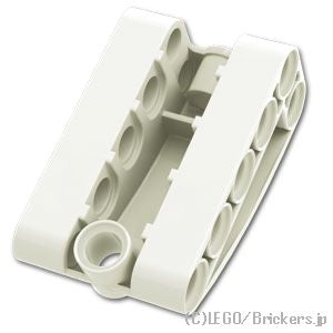 LEGO® パーツ 6420460 テクニック パネル カーブ - 2 x 5 x 3：[White / ホワイト] 80285-001 