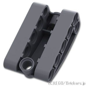 LEGO® パーツ 6435031 テクニック パネル カーブ - 2 x 5 x 3：[Dark Bluish Gray / ダークグレー] 80285-199 