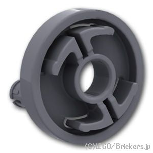 LEGO® パーツ 6369944 テクニック ローテーションジョイントディスク 2ピン：[Dark Bluish Gray / ダークグレー] 80563-199 