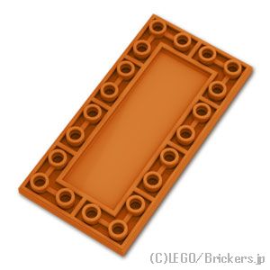 LEGO® パーツ 6372268 反転 タイル 4 x 8：[Dark Orange / ダークオレンジ] 83496-038