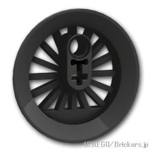 LEGO® パーツ 4543943/6236464 トレイン ホイール - 37mm：[Black / ブラック] 85489b-026 