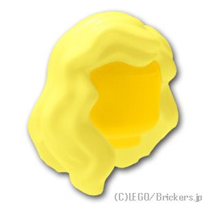 LEGO® パーツ 4549990 ミニフィグ ヘア - ウェービー：[Bt,Lt Yellow / ブライトライトイエロー] 85974-226 
