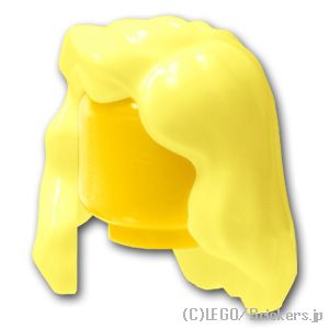 LEGO® パーツ 4549990 ミニフィグ ヘア - ウェービー：[Bt,Lt Yellow / ブライトライトイエロー] 85974-226