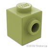 ブロック 1 x 1 - サイドスタッド：[Olive Green / オリーブグリーン]