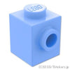 ブロック 1 x 1 - サイドスタッド：[Bt,Lt Blue / ブライトライトブルー]