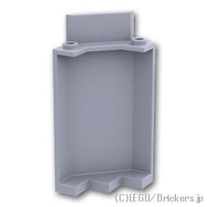 LEGO® パーツ 4563698/6387879 ウォール パネル 3 x 3 x 6 - 城壁：[Light Bluish Gray / グレー] 87421-194 