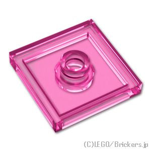 LEGO® パーツ 6490766 プレート 2 x 2 - ジャンパー：[Tr,Dark Pink / トランスダークピンク] 87580-113 