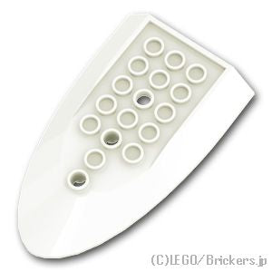 LEGO® パーツ 4560930/6167188 航空機 胴体後部 ボトム 6 x 10：[White / ホワイト] 87611-001 