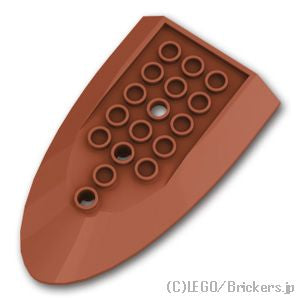 LEGO® パーツ 4625366/6170324 航空機 胴体後部 ボトム 6 x 10：[Reddish Brown / ブラウン] 87611-192 