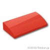 カーブ スロープ - 2 x 4 x 2/3：[Red / レッド]