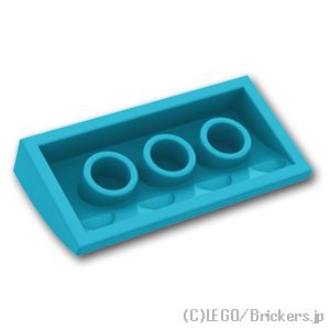 LEGO® パーツ 4655249/6186197 カーブ スロープ - 2 x 4 x 2/3：[Md,Azure / ミディアムアズール] 88930-156 