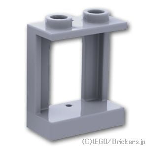 LEGO® パーツ 4583689/4642934 ウィンドウ 1 x 2 x 2 - キャッスル：[Light Bluish Gray / グレー] 90195-194 