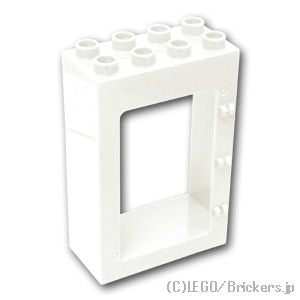 LEGO® パーツ 6208542 デュプロ ドアフレーム 2 x 4 x 5：[White / ホワイト] 92094-001