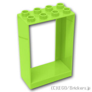 LEGO® パーツ 6179293/6310379 デュプロ ドアフレーム 2 x 4 x 5：[Lime / ライム] 92094-119 