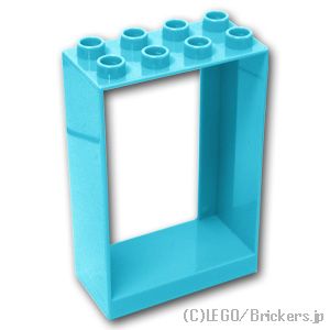 LEGO® パーツ 6172356 デュプロ ドアフレーム 2 x 4 x 5：[Md,Azure / ミディアムアズール] 92094-156 