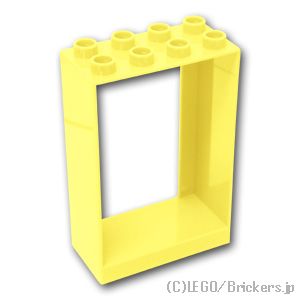 LEGO® パーツ 6294384 デュプロ ドアフレーム 2 x 4 x 5：[Bt,Lt Yellow / ブライトライトイエロー] 92094-226 