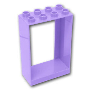 LEGO® パーツ 6294398 デュプロ ドアフレーム 2 x 4 x 5：[Lavender / ラベンダー] 92094-325 