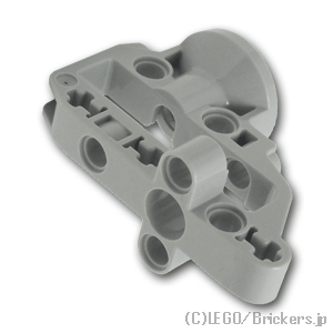 LEGO® パーツ 4610377/6342037 テクニック ステアリング ポータル軸ハウジング：[Light Bluish Gray / グレー] 92908-194 