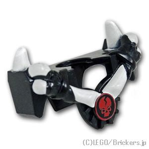 LEGO® パーツ 4626659/6020680 ミニフィグ アーマー - レッドスカル：[Black / ブラック] 93057pb02-026