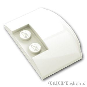 LEGO® パーツ 6018101 トリプル カーブ ウェッジ 3 x 4 x 2/3：[White / ホワイト] 93604-001 