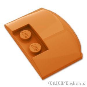 LEGO® パーツ 6468071 トリプル カーブ ウェッジ 3 x 4 x 2/3：[Dark Orange / ダークオレンジ] 93604-038 