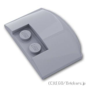LEGO® パーツ 6157781 トリプル カーブ ウェッジ 3 x 4 x 2/3：[Light Bluish Gray / グレー] 93604-194 