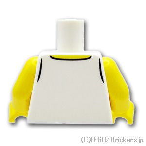 トルソー - ヨットプリントのタンクトップ：[White / ホワイト]