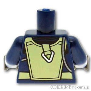 LEGO® パーツ 6332270 トルソー - 警察バッジを付けたダイビングスーツ：[Dark Blue / ダークブルー] 973pb4194c01-140 