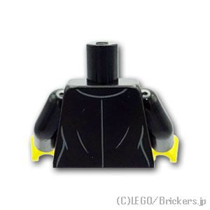 トルソー - 白いシャツの女性スーツジャケット：[Black / ブラック]