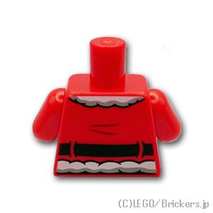 トルソー - サンタクロース(バックプリント有）：[Red / レッド]