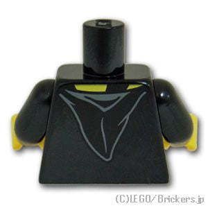 LEGO® パーツ 6375740 トルソー - ハリーポッター ホグワーツの制服 ハッフルパフ：[Black / ブラック] 973pb4510c01-026 