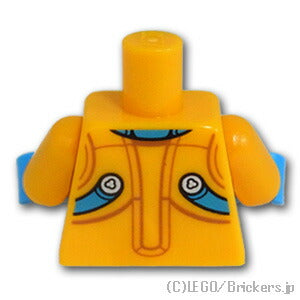 LEGO® パーツ 6389826 トルソー - 宇宙服 クラシックスペース：[Bt,Lt Orange / ブライトライトオレンジ] 973pb4625c01-191 