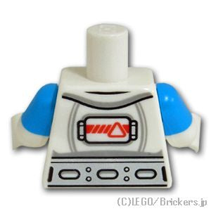 LEGO® パーツ 6390702 トルソー - 宇宙服：[White / ホワイト] 973pb4626c01-001 