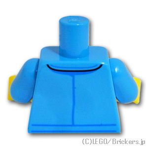 LEGO® パーツ 6389899 トルソー - クラシックスペースジャケット：[Dark Azure / ダークアズール] 973pb4627c01-321 