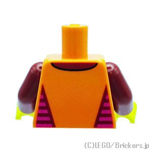 トルソー - マゼンタの拳プリントのシャツ：[Orange / オレンジ]