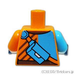 LEGO® パーツ 6443773 トルソー - ショルダーバッグ：[Orange / オレンジ] 973pb5261c01-106 