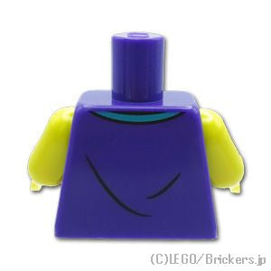 LEGO® パーツ 6446179 トルソー - 3本ラインのノースリーブ：[Dark Purple / ダークパープル] 973pb5271c01-268 